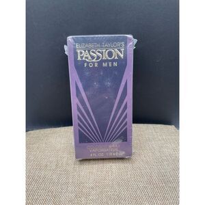PASSION FOR MEN BY ELIZABETH TAYLOR 4 Fl Oz COLOGNE SPRAY FACTORY SEALED BOX